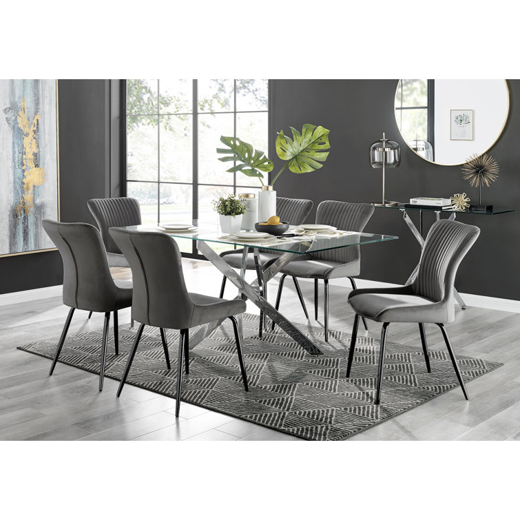 Wayfair farmhouse table on sale and chairs